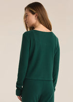 Abigail Long Sleeve Top - Noble Fir