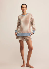 Low Key Stripe Short - Evening Sand