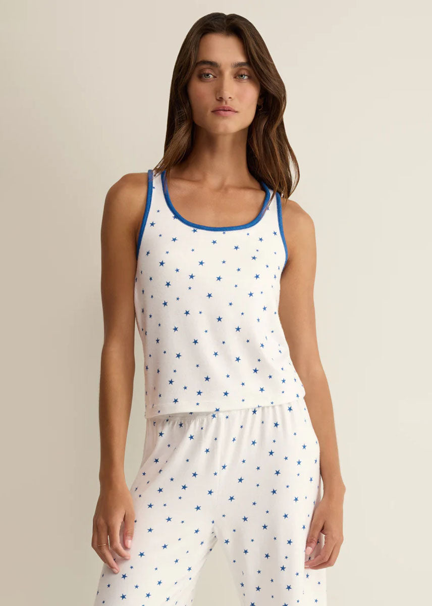 Luxe Star Tank - White