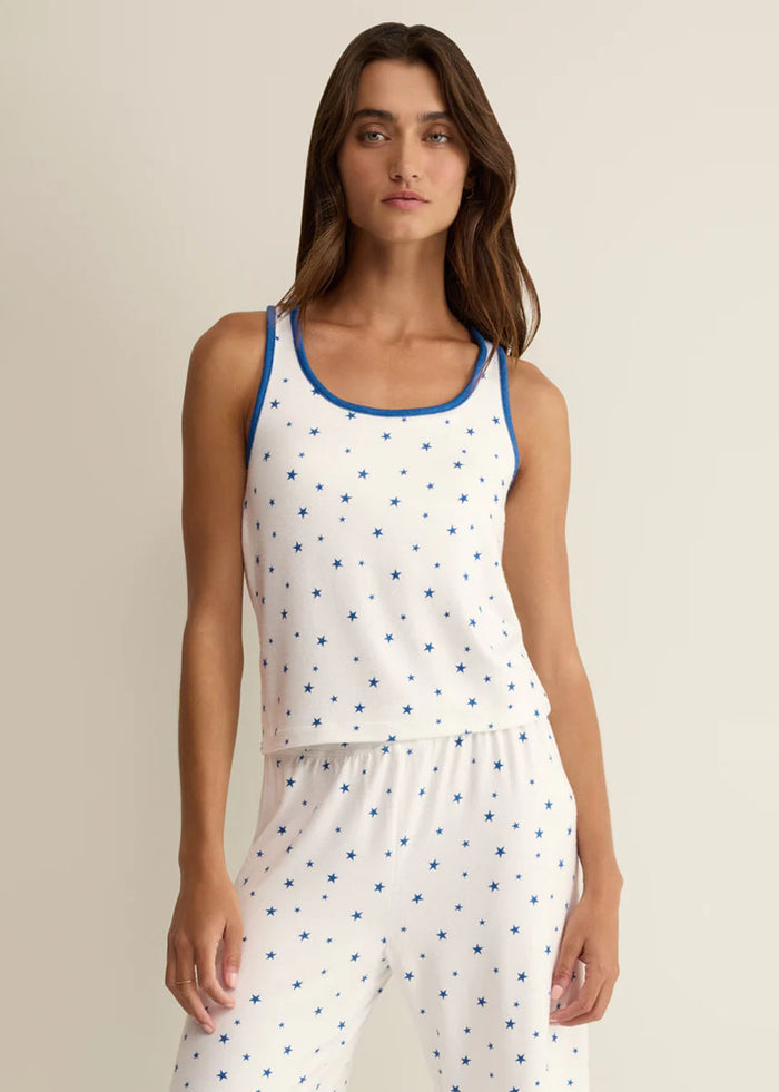 Luxe Star Tank - White