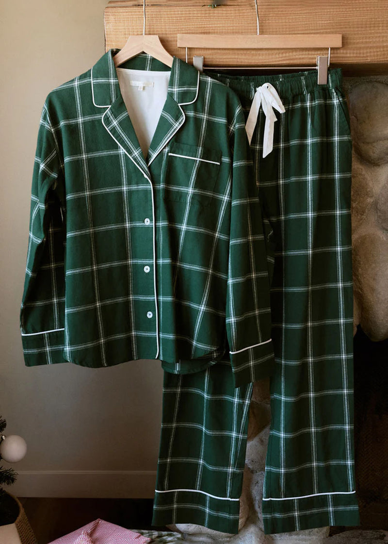 Dreamer Plaid Jammies Set - Noble Fir