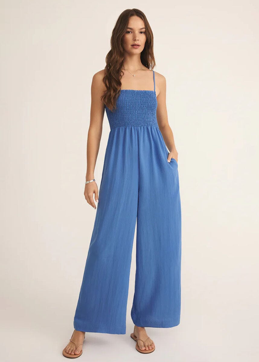Beachside Jumpsuit - Bay Blue – Alice & Wonder