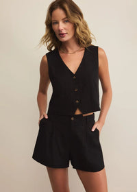 Topanga Linen Short - Black