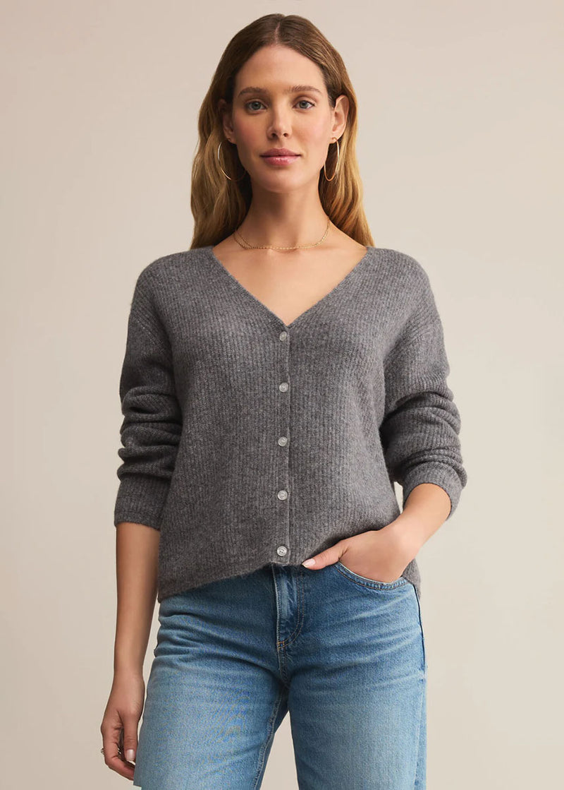 Emile Cardigan - Classic Heather Grey