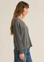 Wilder Cloud Long Sleeve Top - Charcoal Heather