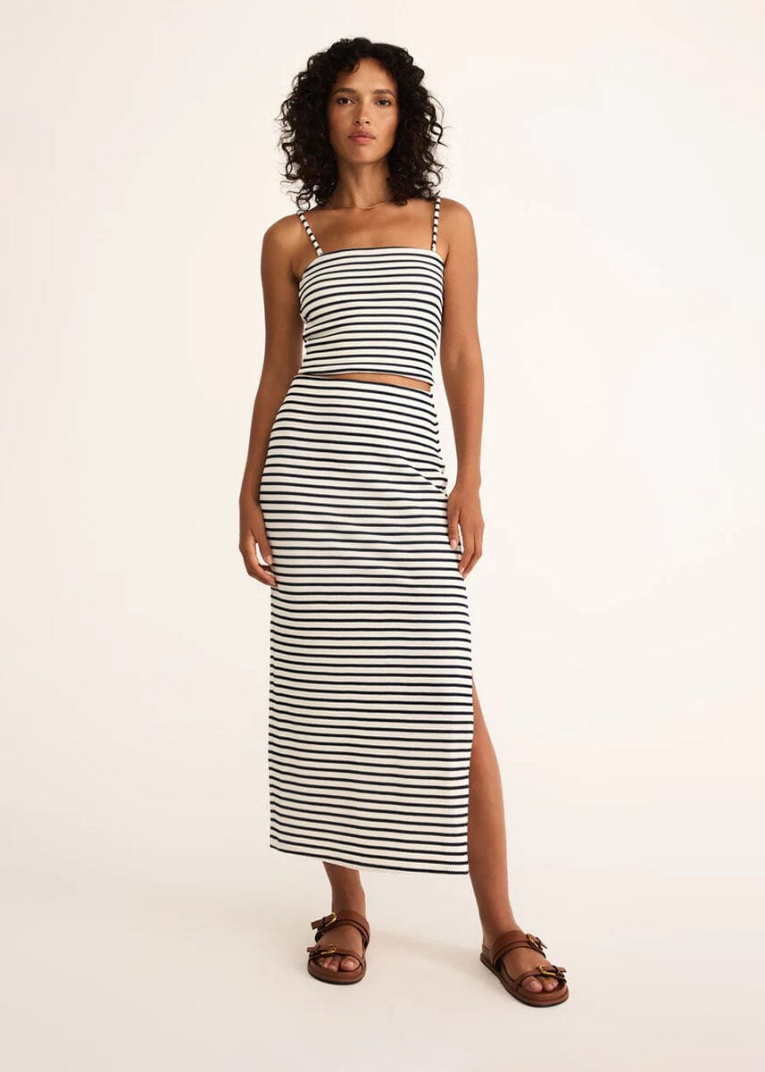 Caffari Stripe Tube Top - Eclipse