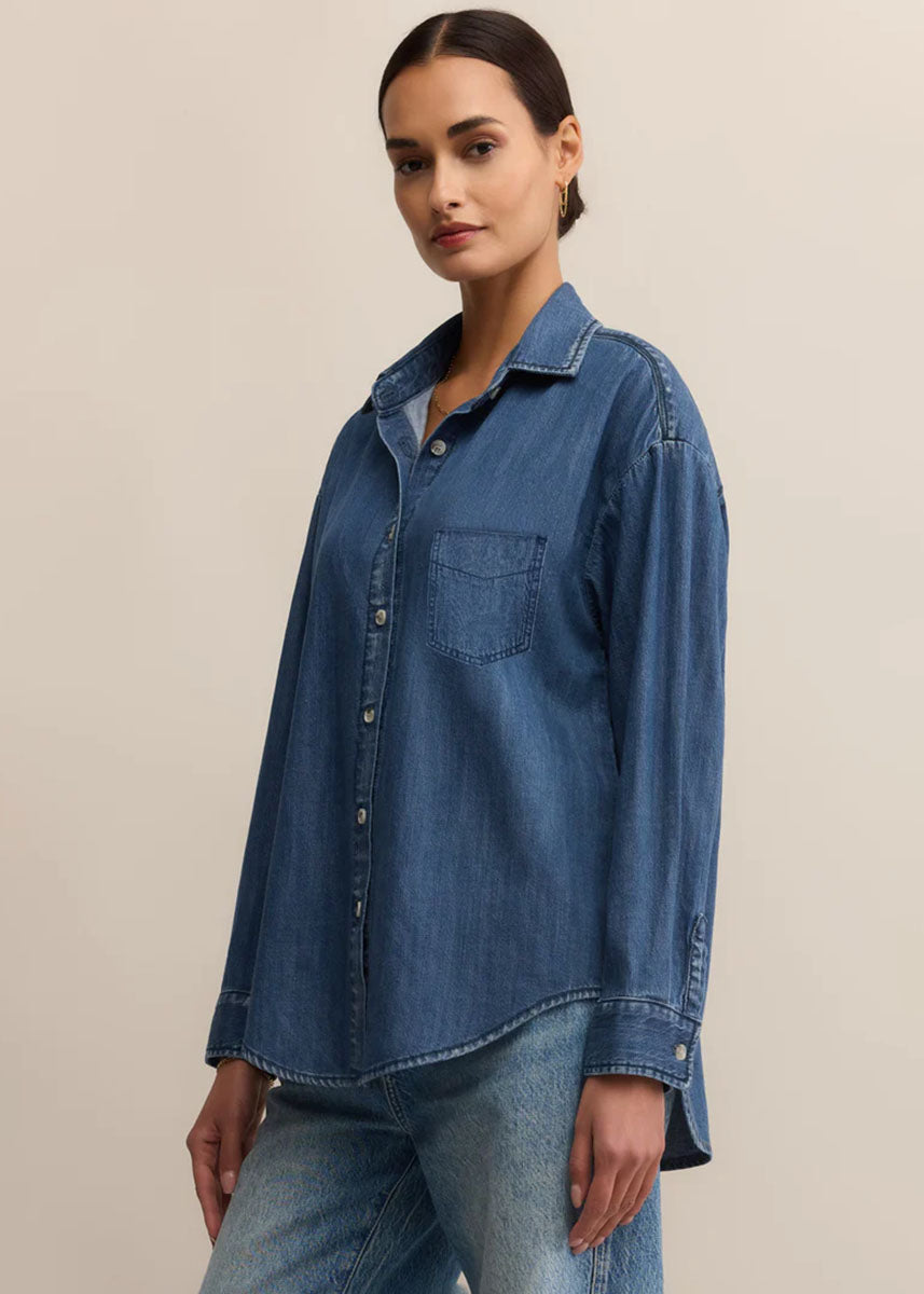 Atwood Denim Shirt - Medium Indigo