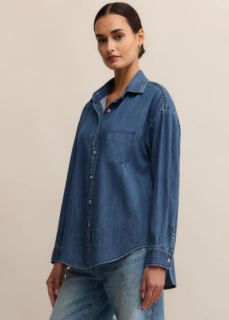Atwood Denim Shirt - Medium Indigo