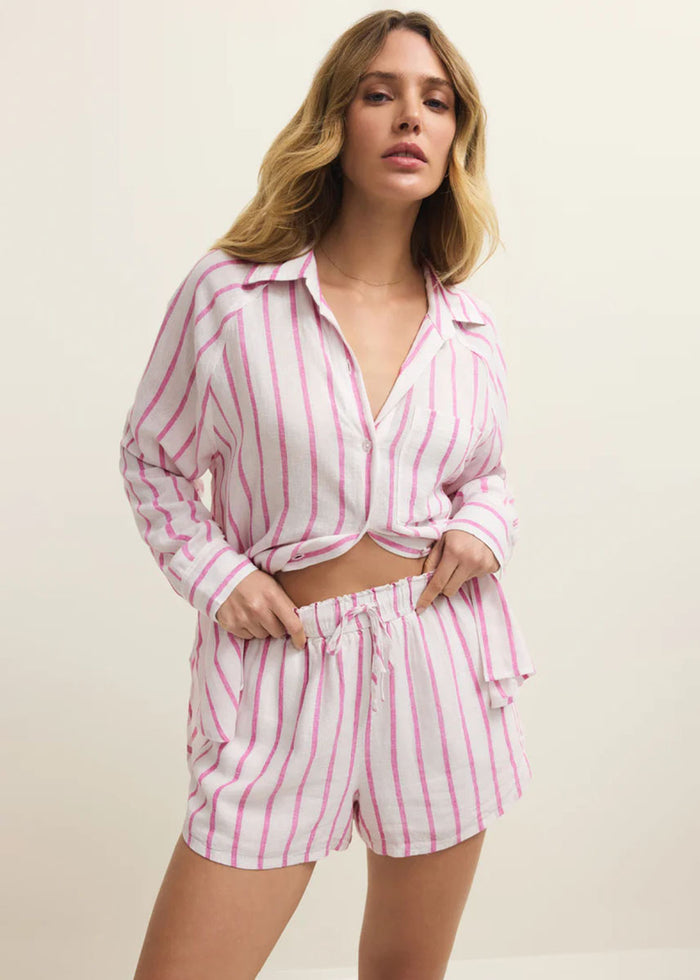 The Perfect Line Top - Spanish Rose