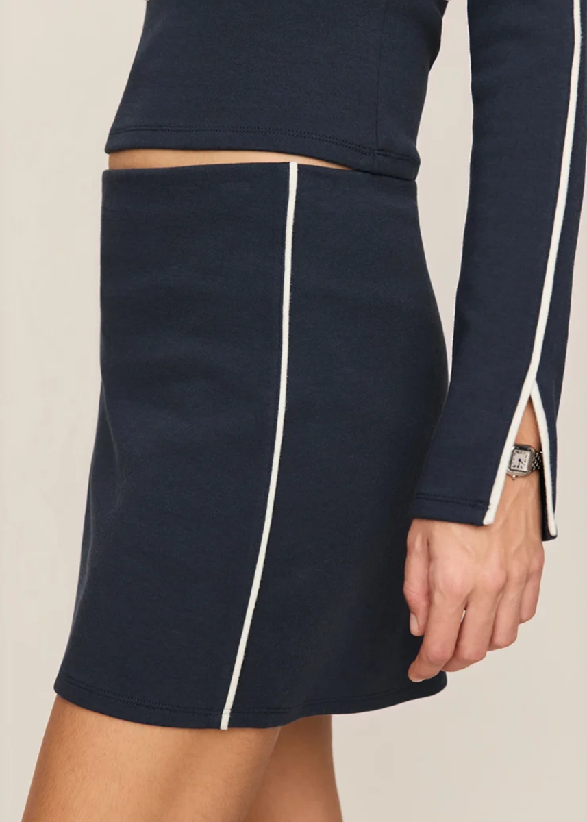 School Spirit Mini Skirt - Eclipse