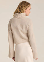 Ursa Turtleneck Sweater - Light Oatmeal Heather