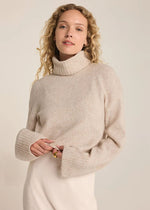 Ursa Turtleneck Sweater - Light Oatmeal Heather