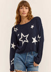 Seeing Stars Sweater - Captain Navy