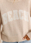 Sunset Beach Sweater - Light Oatmeal Heather