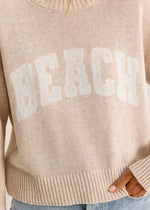 Sunset Beach Sweater - Light Oatmeal Heather