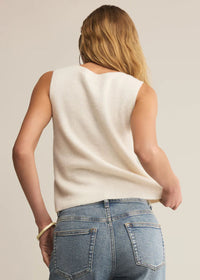 Bryce Sweater Vest - Crystal