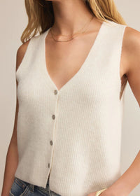 Bryce Sweater Vest - Crystal