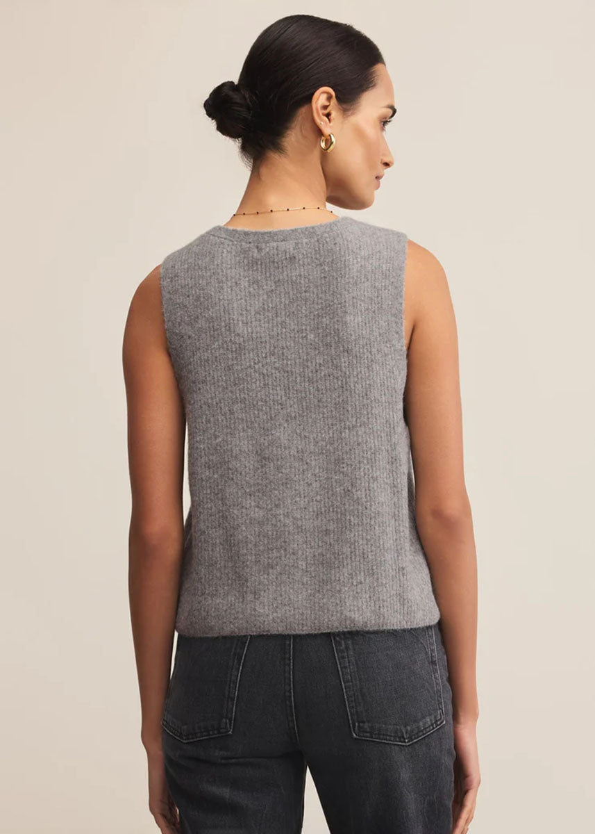 Bryce Sweater Vest - Medium Heather Grey