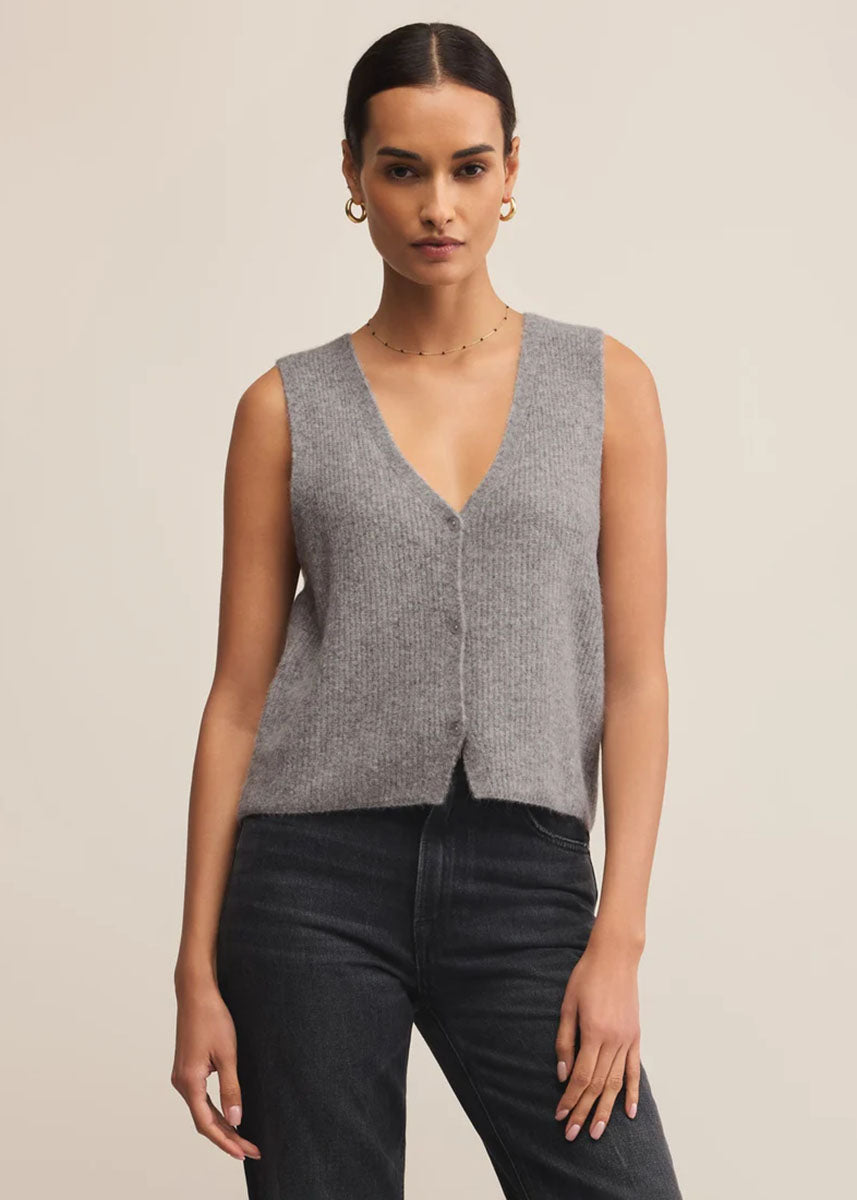 Bryce Sweater Vest - Medium Heather Grey