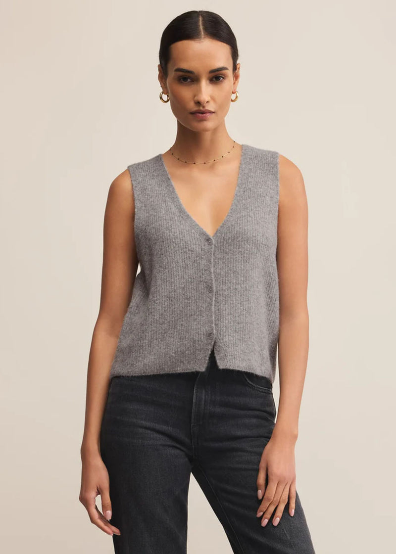 Bryce Sweater Vest - Medium Heather Grey