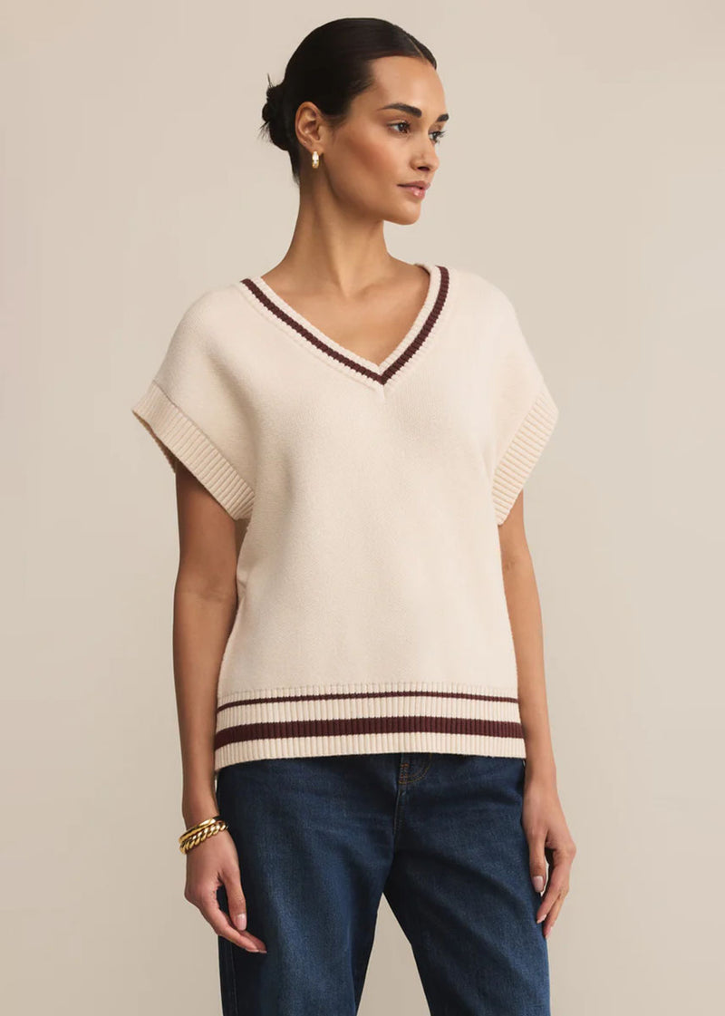 Fletcher Sweater Vest - Crystal