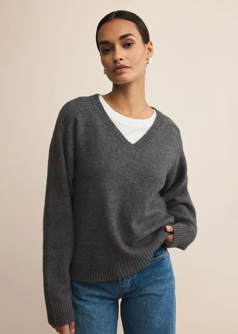 Eloise Sweater - Charcoal Heather