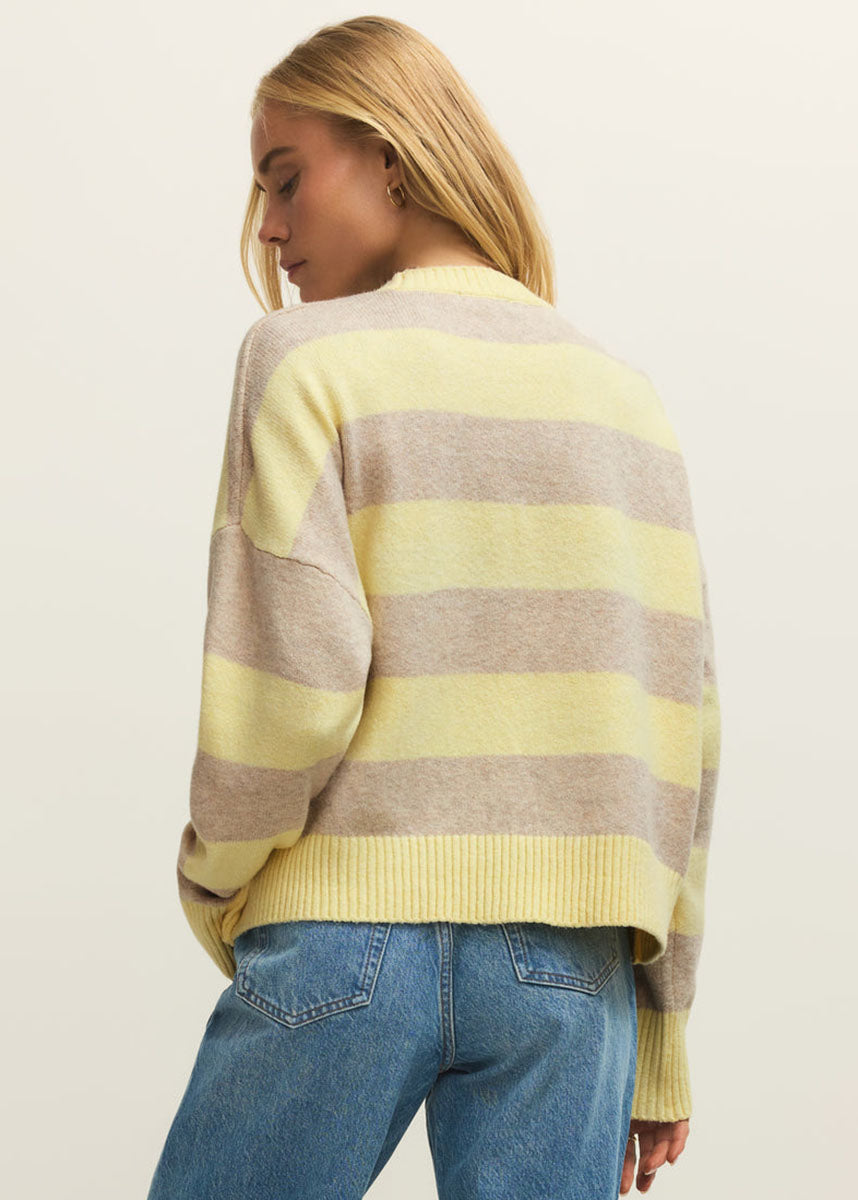 Cirrus Stripe Sweater - Sunnyside