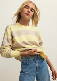 Cirrus Stripe Sweater - Sunnyside