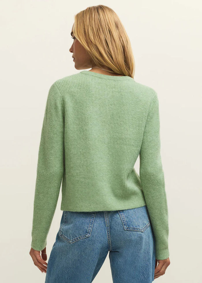 Medina Rib Cardigan - Appletini