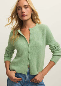 Medina Rib Cardigan - Appletini