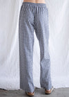 Lisa Gingham Pants - Navy