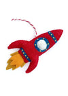 Rocket Felt Ornament