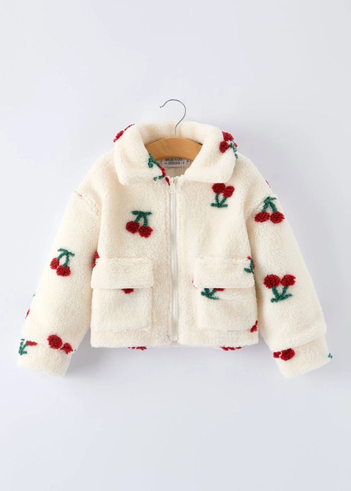 Cherry Plush Jacket
