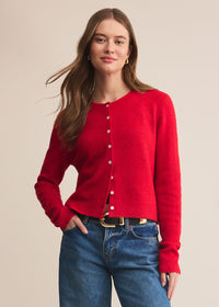 Medina Cardigan - Festive Red