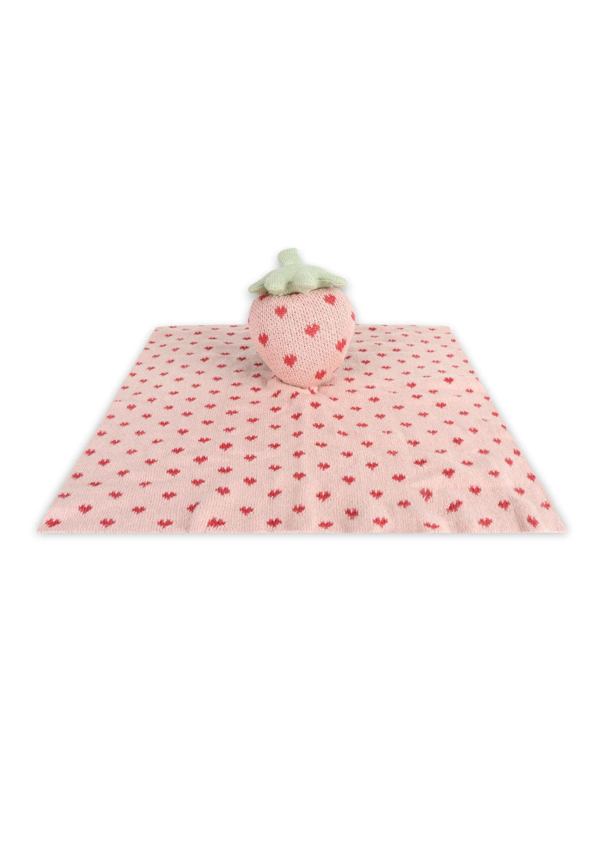 Strawberry Lovey Blanket