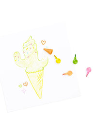 Rainbow Scoops Stacking Erasable Crayons
