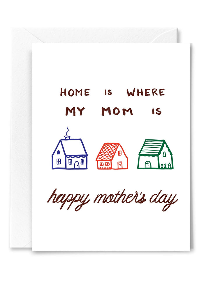Home Is My Mom Mother's Day Card