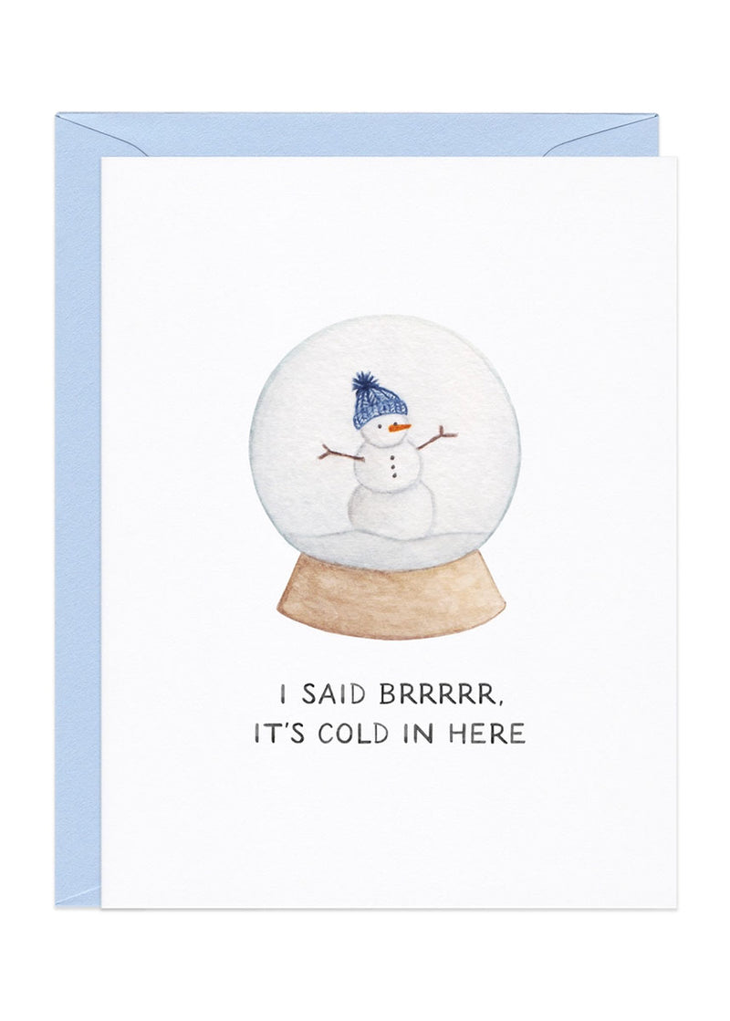 Brr It's Cold In Here Holiday Card
