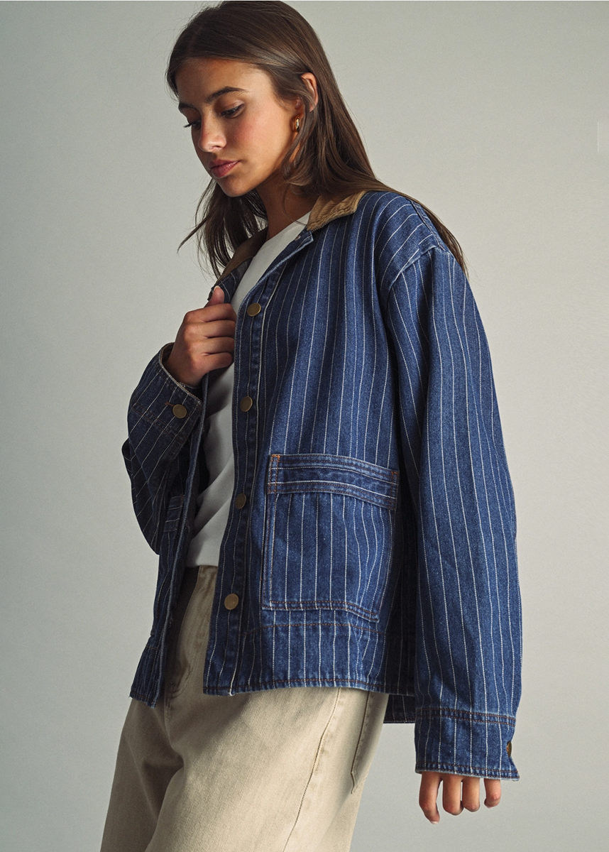 Yebba Jacket - Indigo Denim