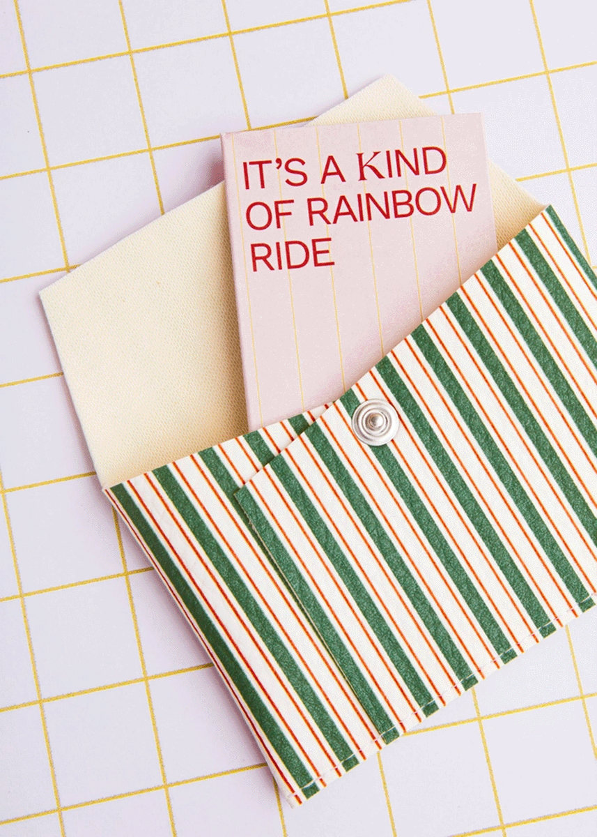Green Stripes Wallet