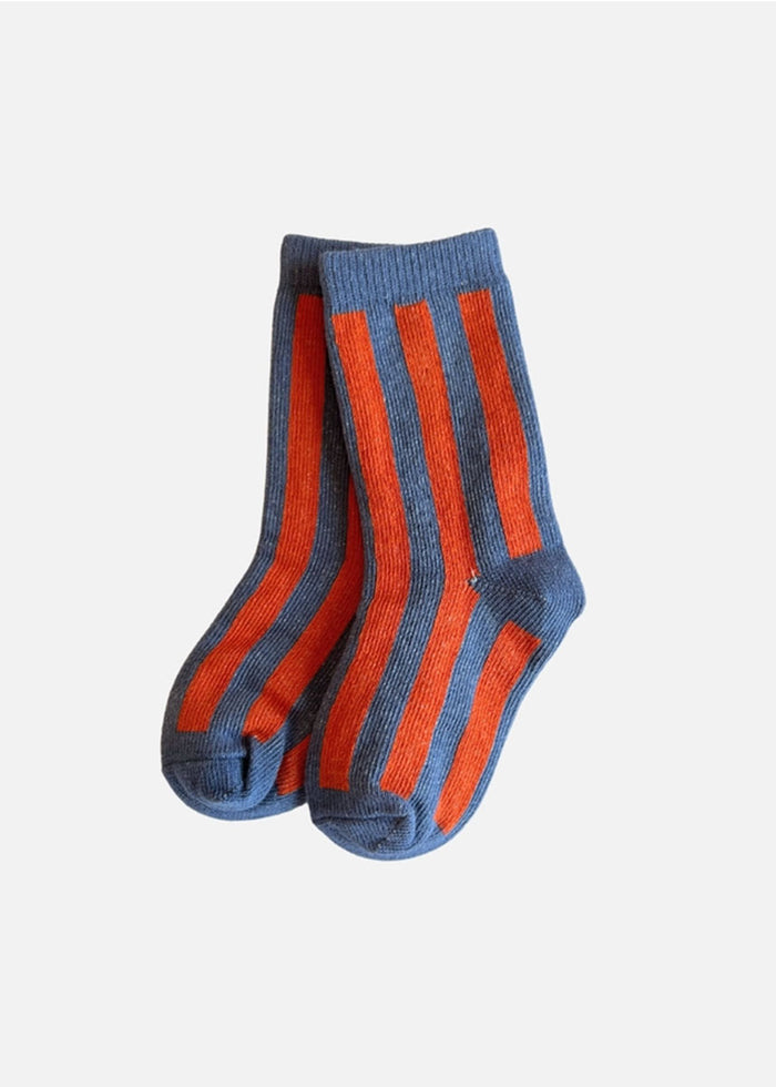 Stripe Socks - Slate