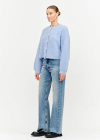 Rachel Oversized Cardigan - Blue