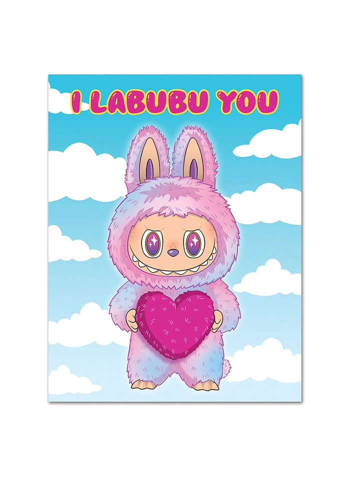 I Labubu You Love Card
