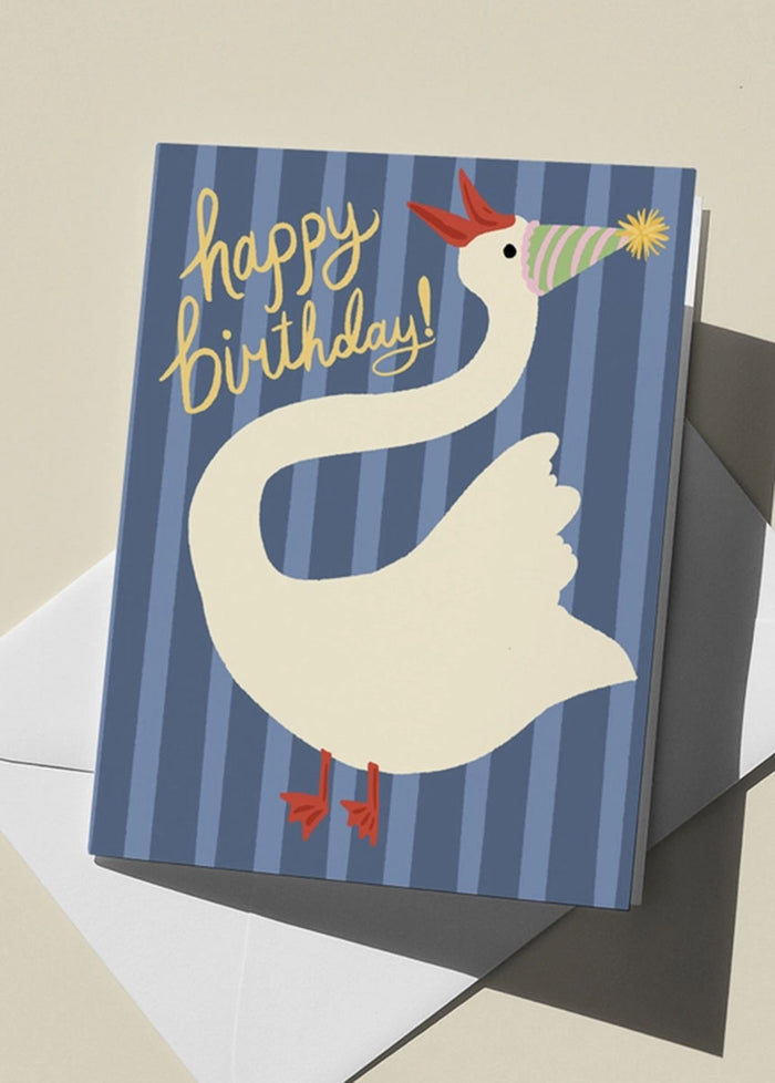 Goose Happy Birthday Card
