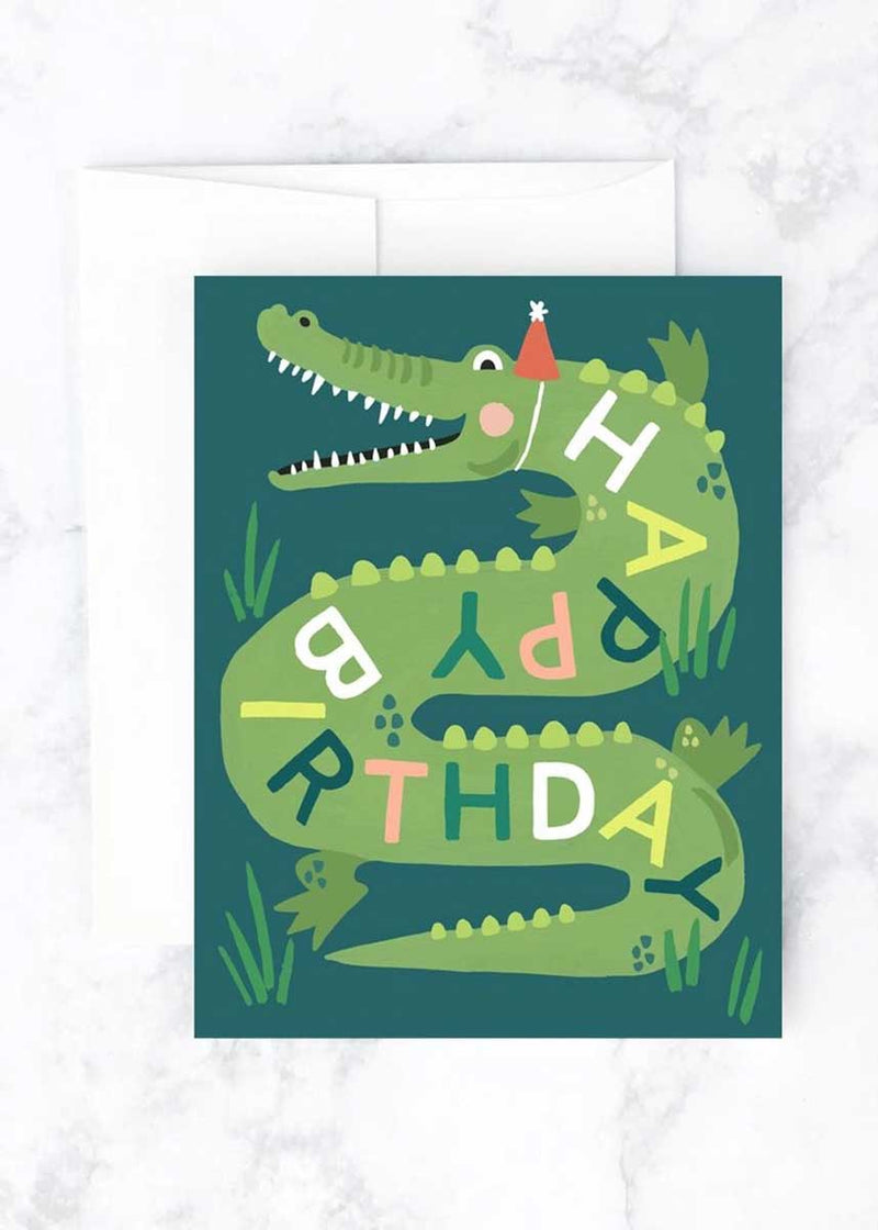 Gator Birthday Card