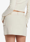 Hilary Cargo Skirt - Whitecap