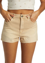 High Tides Denim Shorts - Khaki