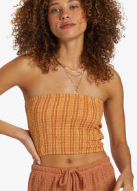 Keep It Simple Woven Tube - Peach Punch