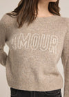 Amour Milan Sweater - Heather Taupe