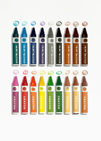 Color Together Triangular Crayons - Set of 18